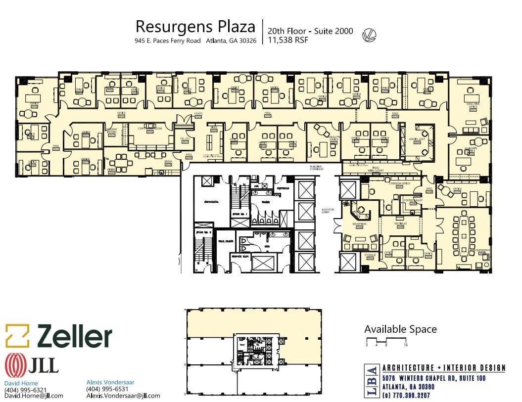 945 E Paces Ferry Rd NE, Atlanta, GA for lease Floor Plan- Image 1 of 1