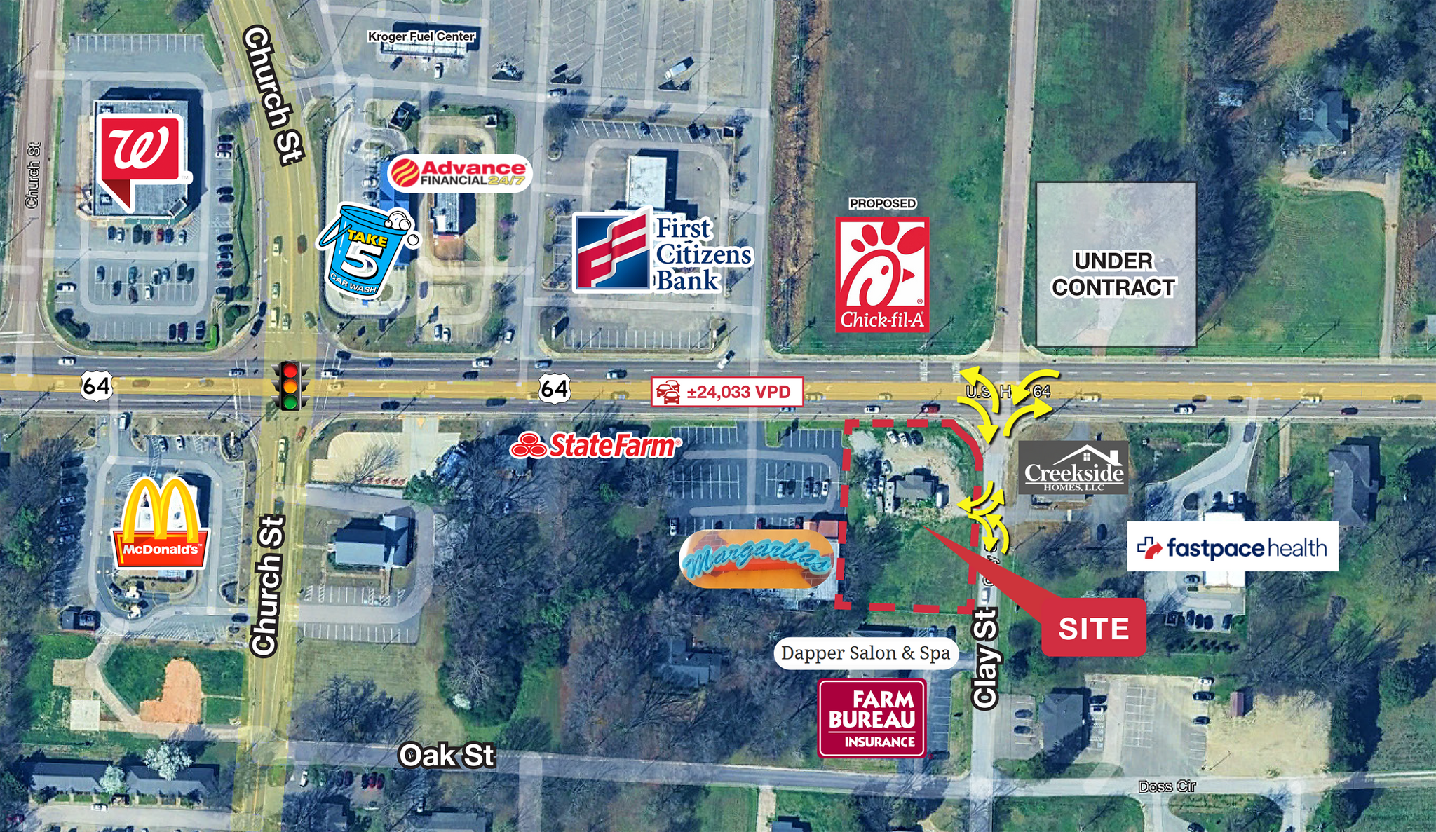 7370 Highway 64, Oakland, TN for lease Building Photo- Image 1 of 3