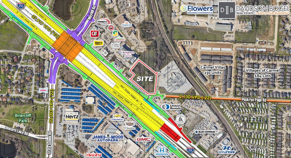 NEC - I-35 & Pockrus Page Rd., Denton, TX for sale - Primary Photo - Image 1 of 2