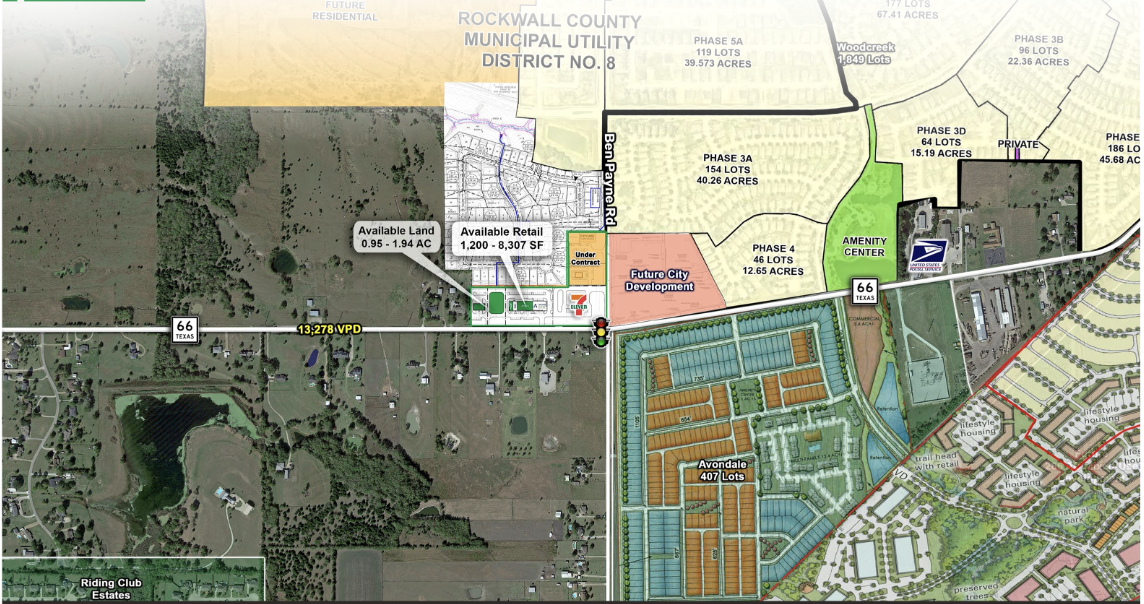 NWQ OF HWY 66 & BEN PAYNE ROAD, Fate, TX for lease Building Photo- Image 1 of 7