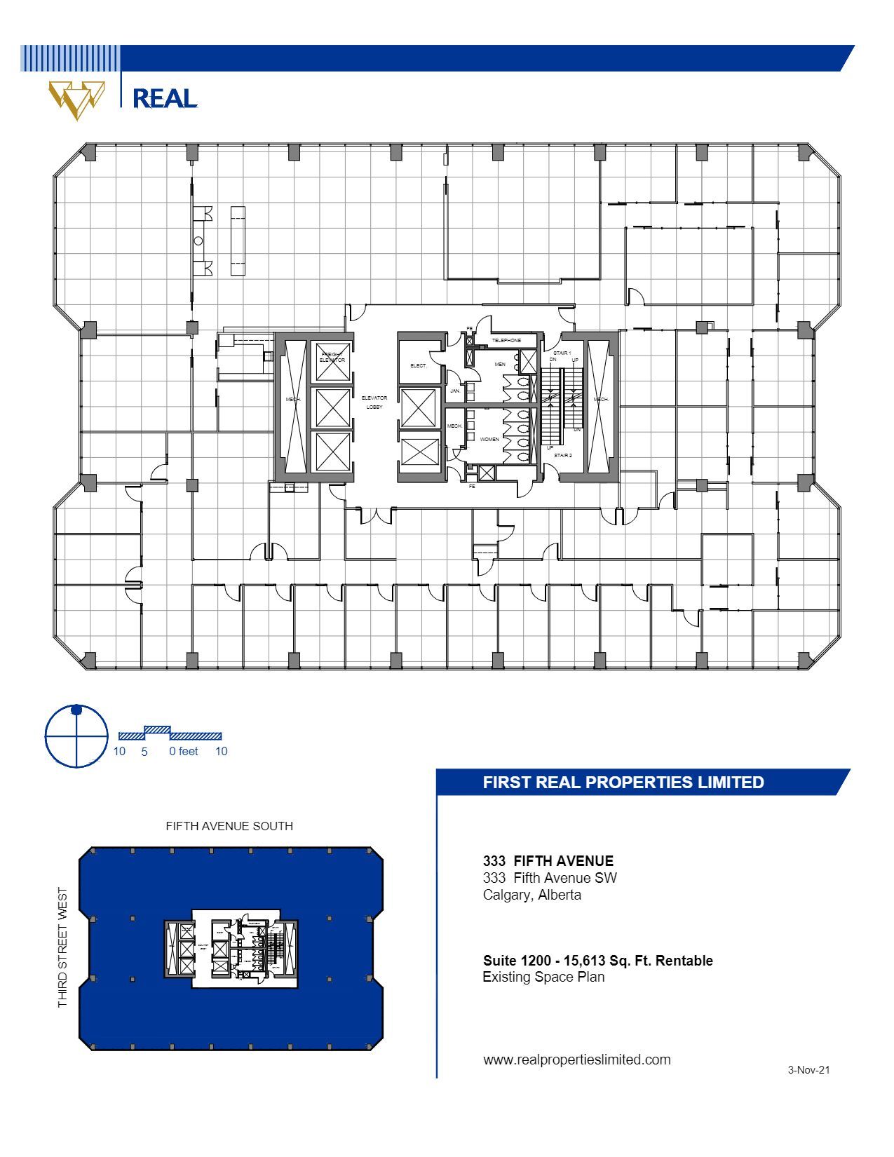 333 5th Ave SW, Calgary, AB for lease Floor Plan- Image 1 of 1