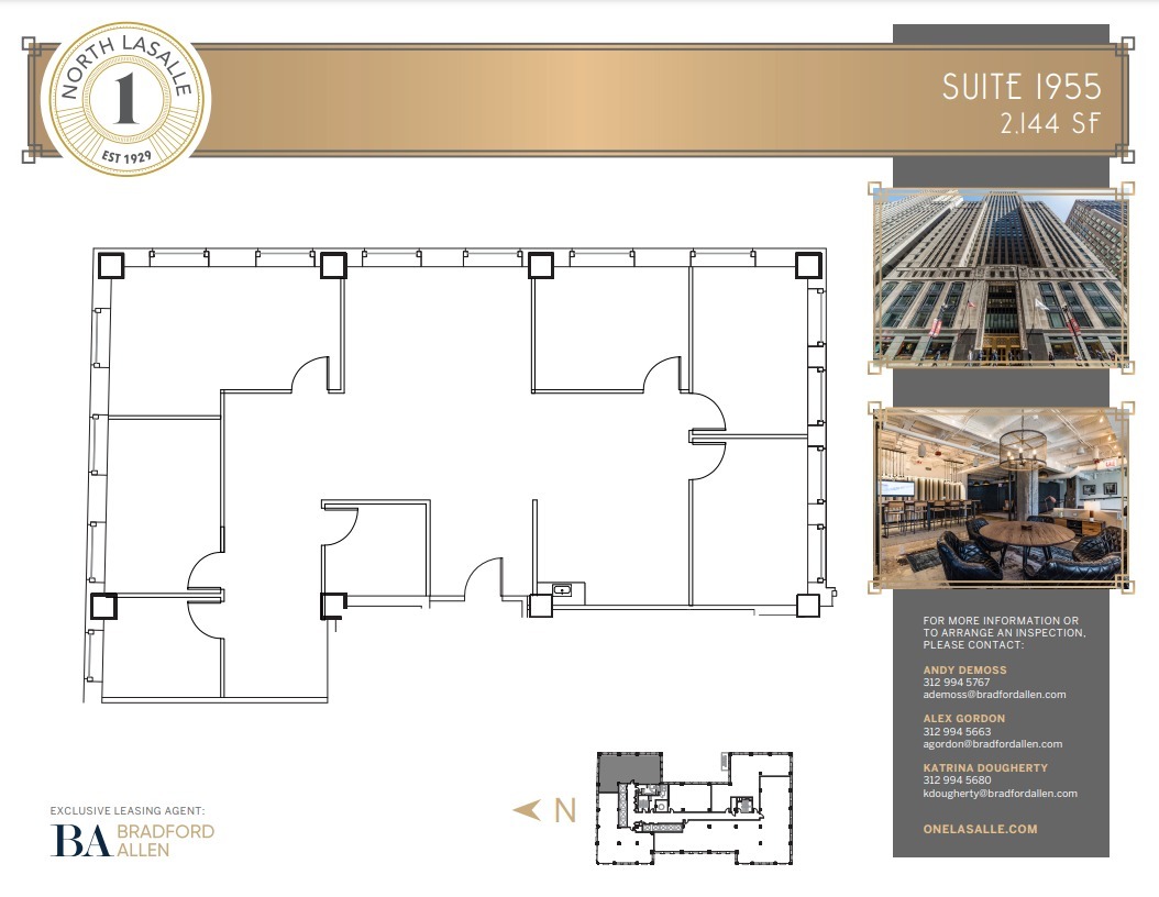 1 N La Salle St, Chicago, IL for lease Floor Plan- Image 1 of 1