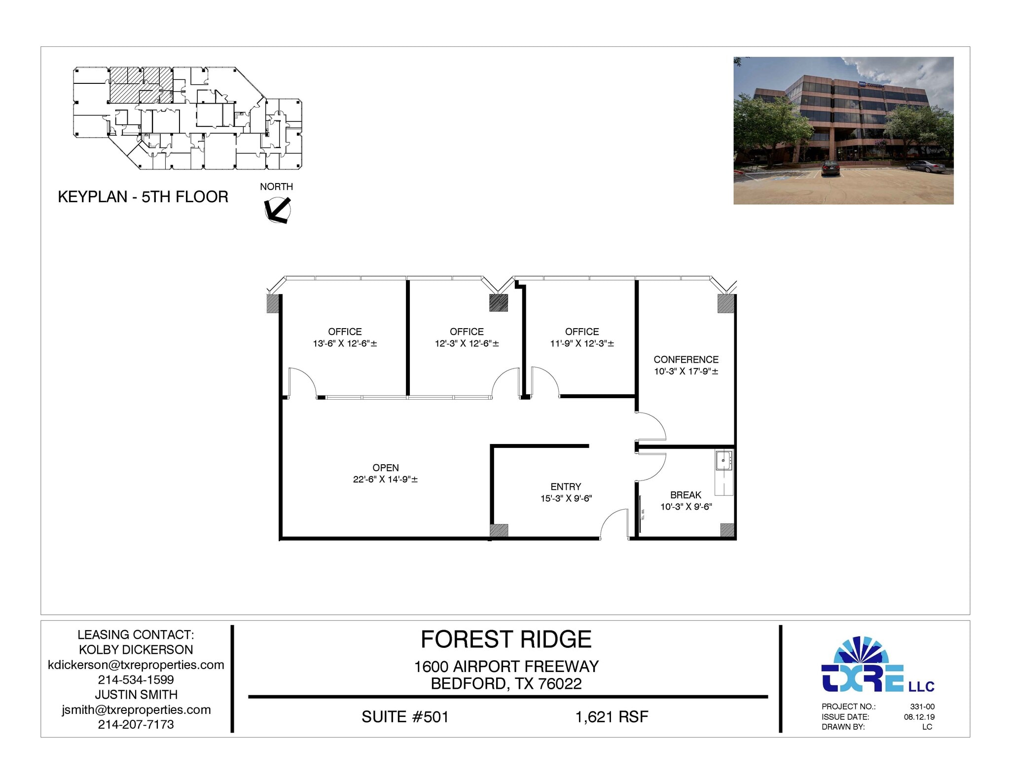 1600 Airport Fwy, Bedford, TX for lease Floor Plan- Image 1 of 2