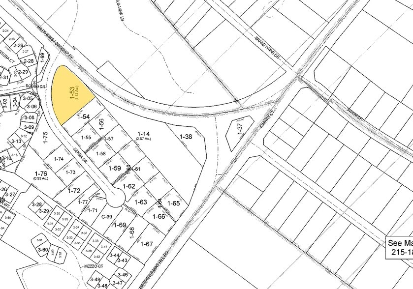 2925 Senna Dr, Matthews, NC for lease - Plat Map - Image 2 of 6