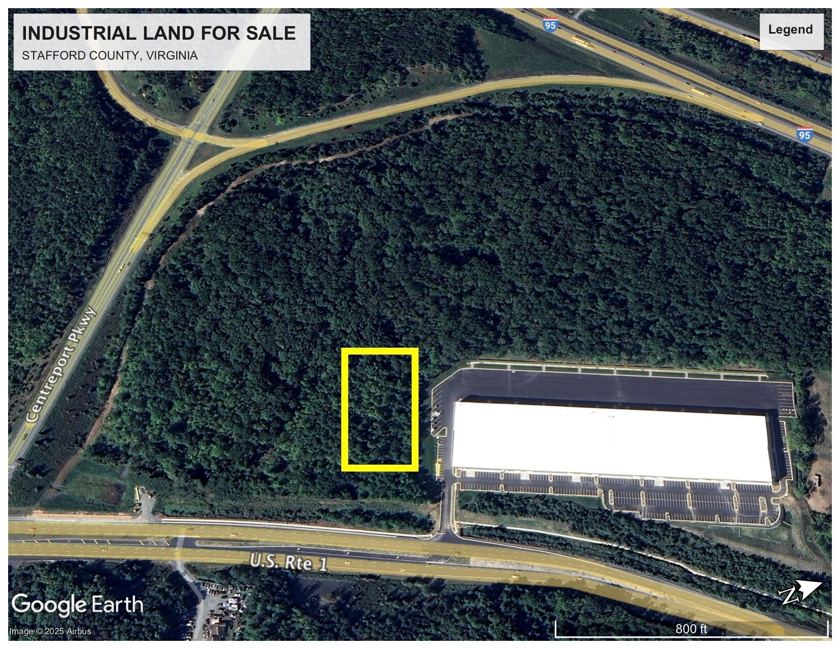 Right Next to 1045 Richmond hwy, Fredericksburg, VA for sale Aerial- Image 1 of 8