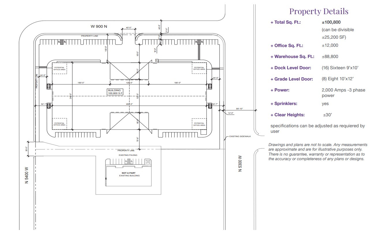 5300 W 900 N, Cedar City, UT for lease Floor Plan- Image 1 of 1