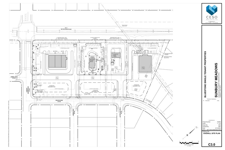 Route 3, Sunbury, OH for lease - Site Plan - Image 3 of 3