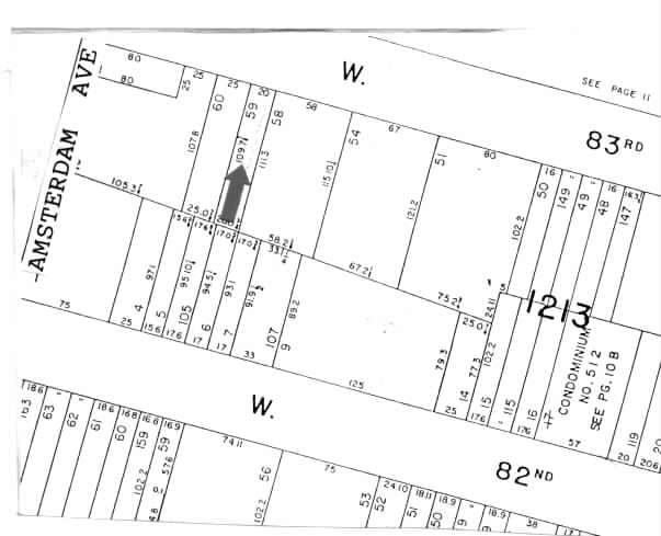 164 W 83rd St, New York, NY for sale - Plat Map - Image 2 of 26