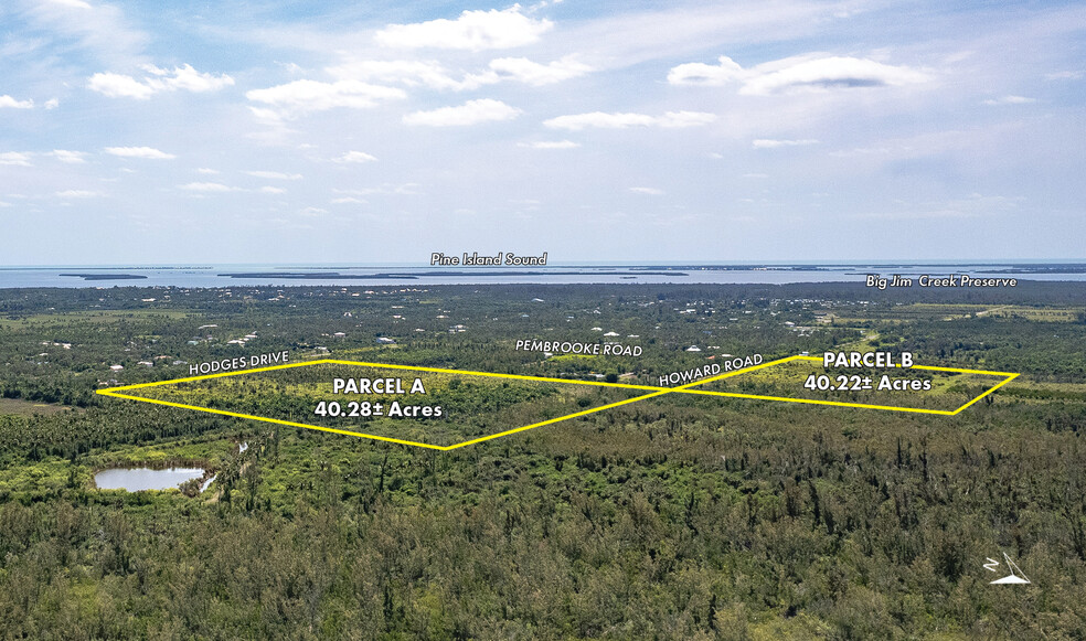 Pembrooke Road, Bokeelia, FL for sale - Aerial - Image 2 of 5