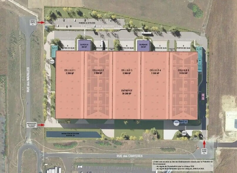 Industrial in Saint-Martin-sur-le-Pré for lease - Site Plan - Image 2 of 5