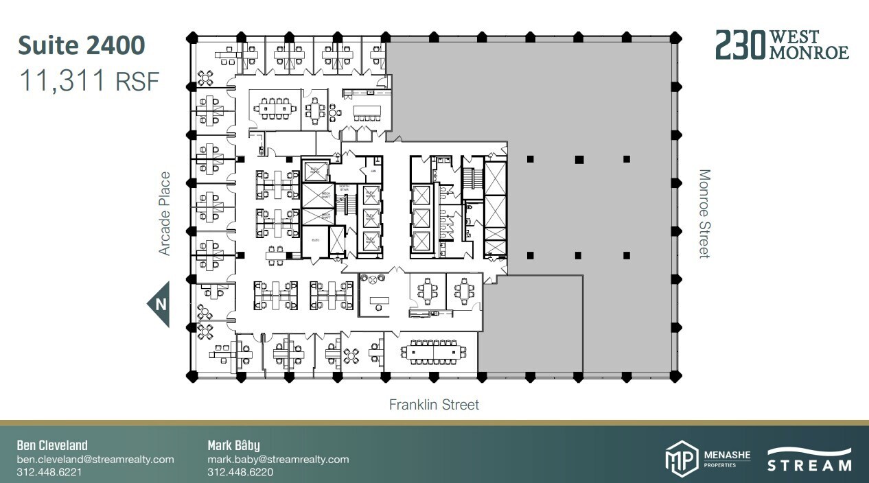 230 W Monroe St, Chicago, IL for lease Floor Plan- Image 1 of 1