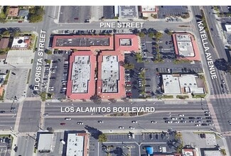 10900-10956 Los Alamitos Blvd, Los Alamitos, CA - AERIAL  map view
