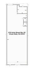 675 Anita St, Chula Vista, CA for lease Floor Plan- Image 1 of 2
