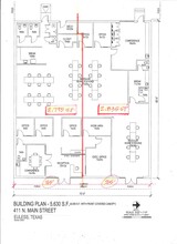 411 N Main St, Euless, TX for lease Floor Plan- Image 1 of 1