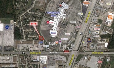 20121 Highway 59 N, Humble, TX - AERIAL  map view
