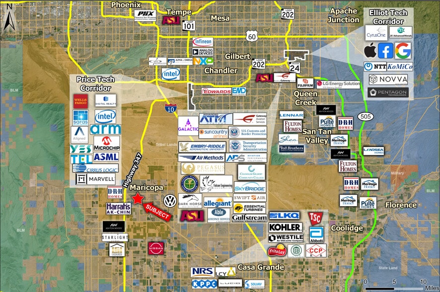 Porter Rd, Maricopa, AZ for sale - Aerial - Image 3 of 7