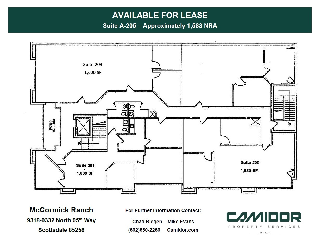 9318 N 95th Way, Scottsdale, AZ for lease Floor Plan- Image 1 of 1