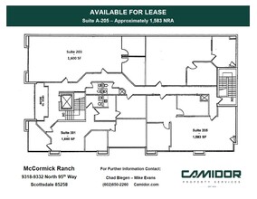 9318 N 95th Way, Scottsdale, AZ for lease Floor Plan- Image 1 of 1