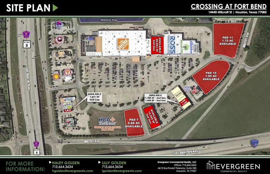 14440 Hillcroft St, Houston, TX for lease - Site Plan - Image 1 of 5