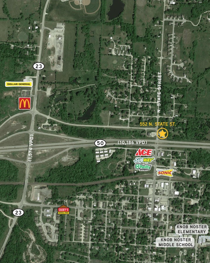 552 N State St, Knob Noster, MO 65336