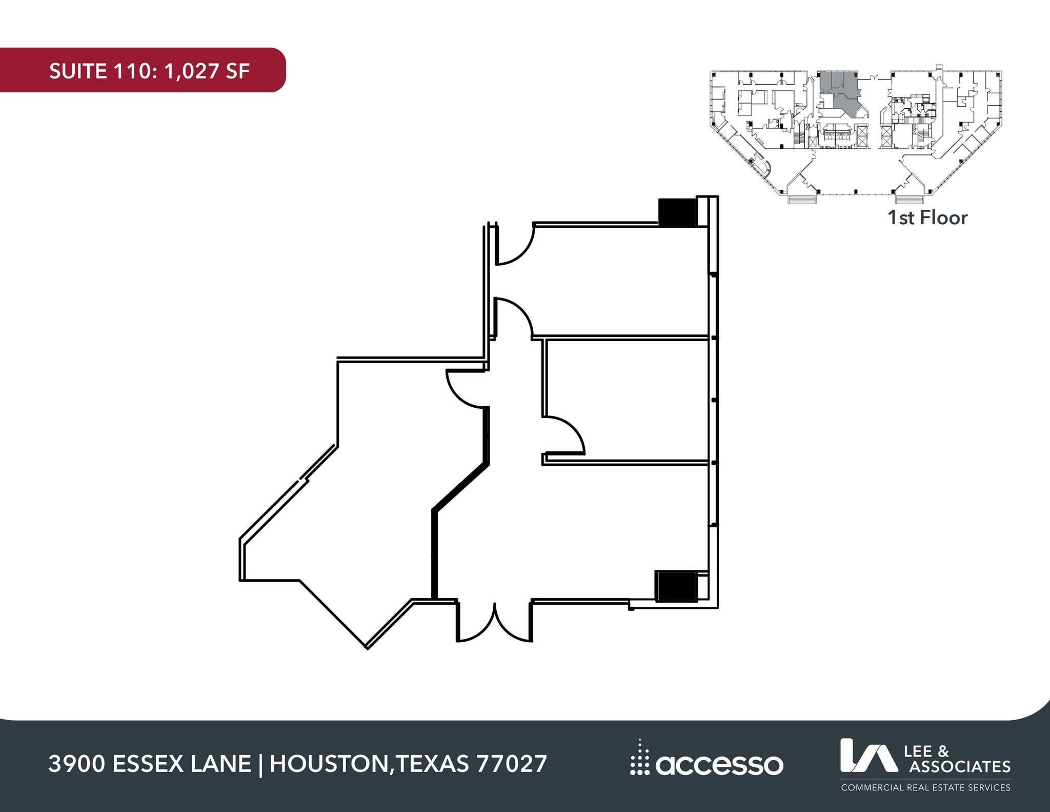 3900 Essex Ln, Houston, TX for lease Floor Plan- Image 1 of 1