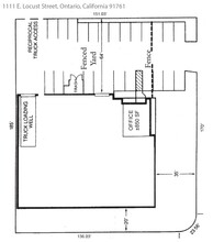 1111 E Locust St, Ontario, CA for lease Floor Plan- Image 1 of 1