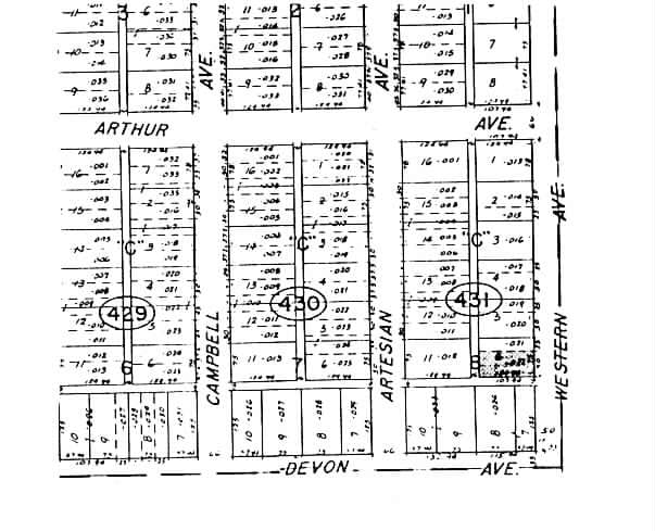 6414-6418 N Western Ave, Chicago, IL for lease - Plat Map - Image 2 of 4