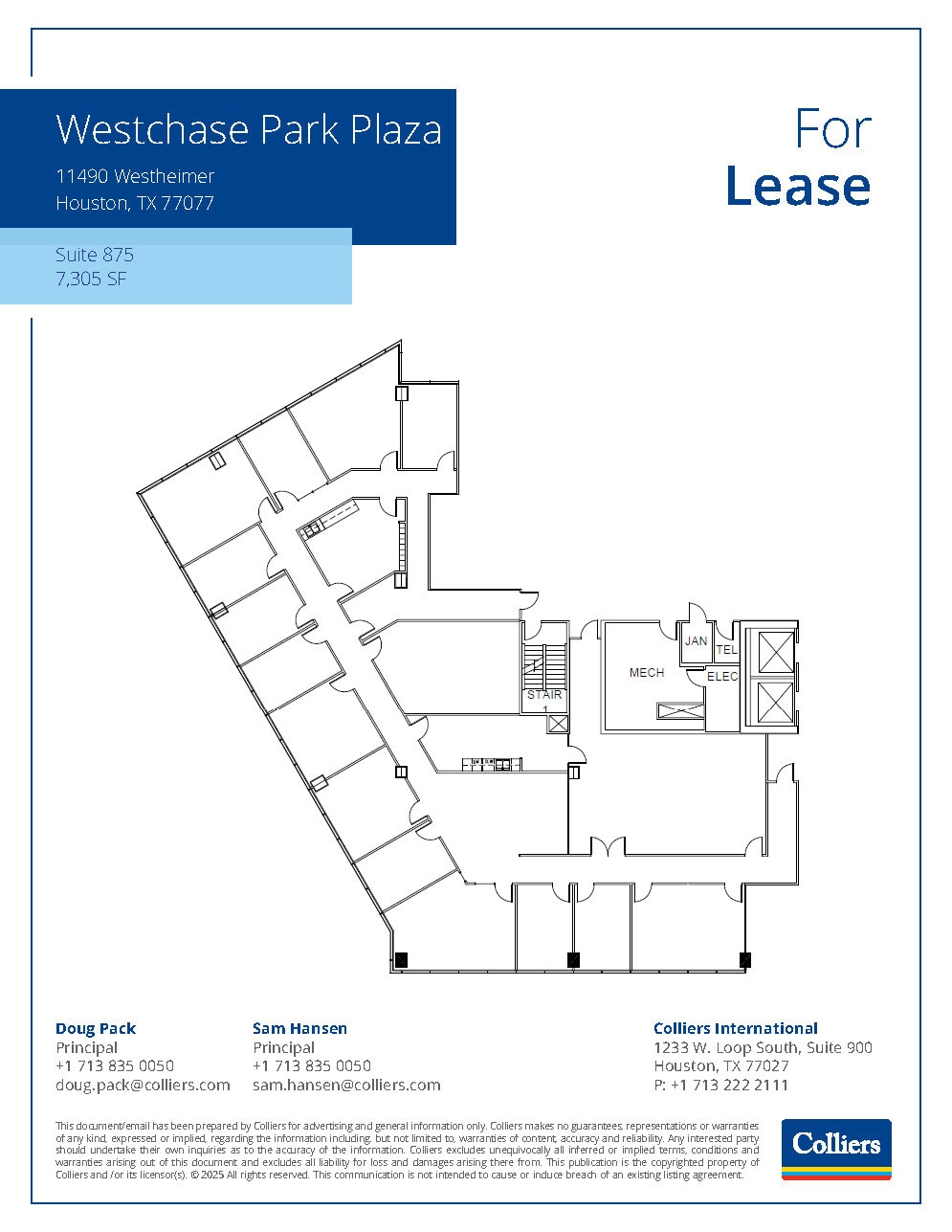11490 Westheimer Rd, Houston, TX for lease Floor Plan- Image 1 of 1