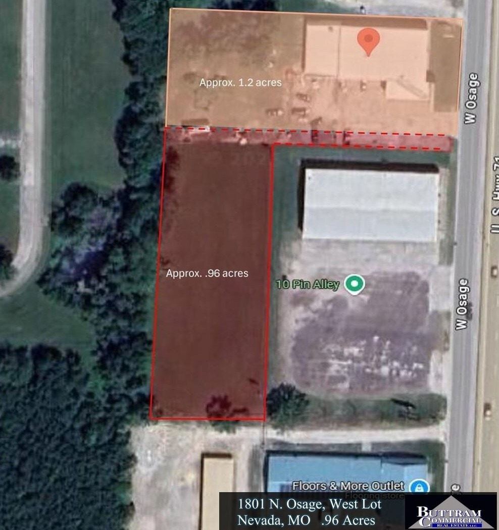 1801 N Osage Blvd SW Lot, Nevada, MO for sale Primary Photo- Image 1 of 3
