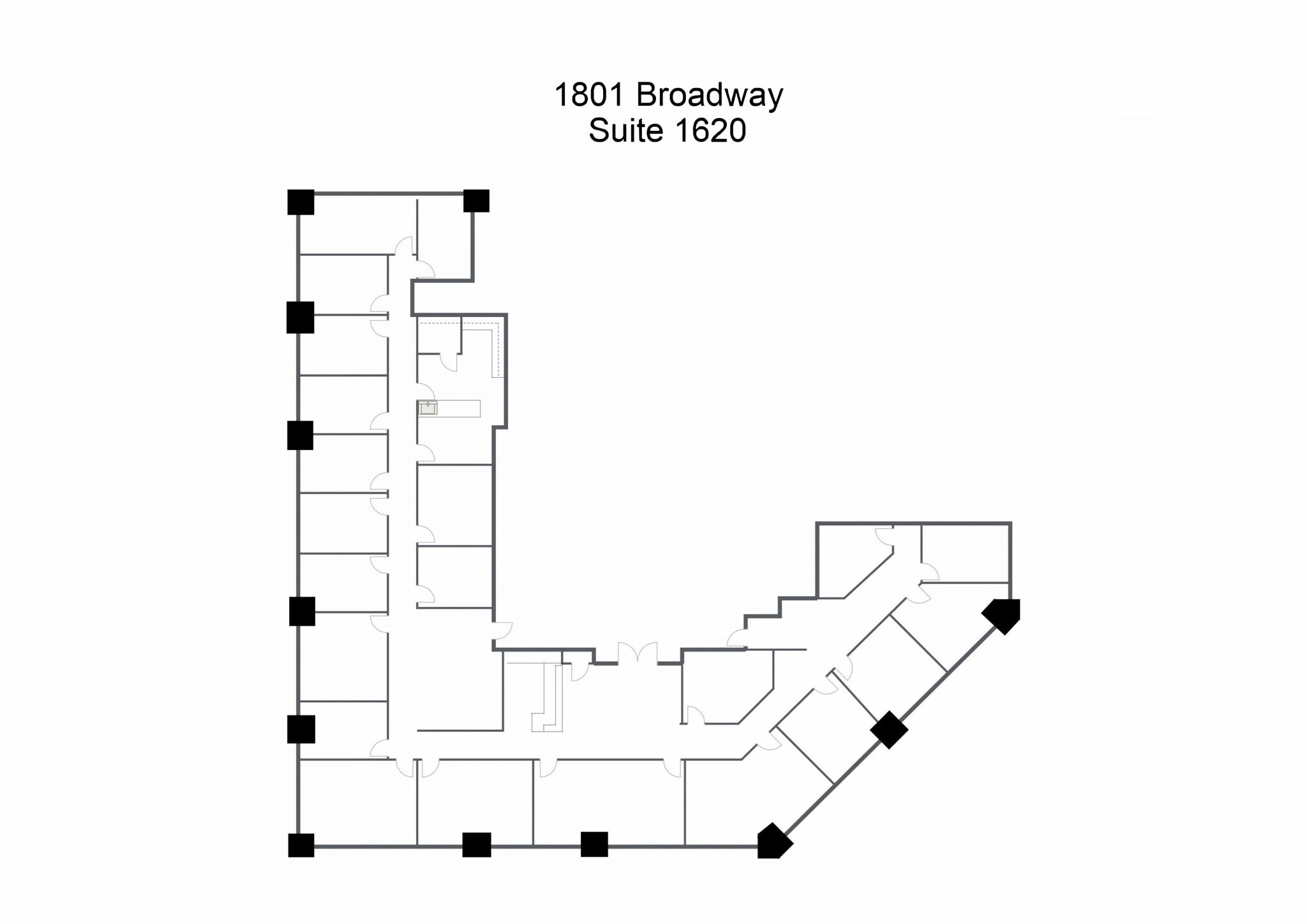 1801 Broadway, Denver, CO for lease Floor Plan- Image 1 of 1
