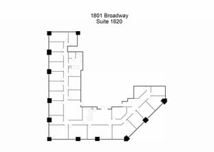 1801 Broadway, Denver, CO for lease Floor Plan- Image 1 of 1