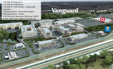 455 Carnegie Blvd, Malvern, PA for lease Aerial- Image 2 of 3