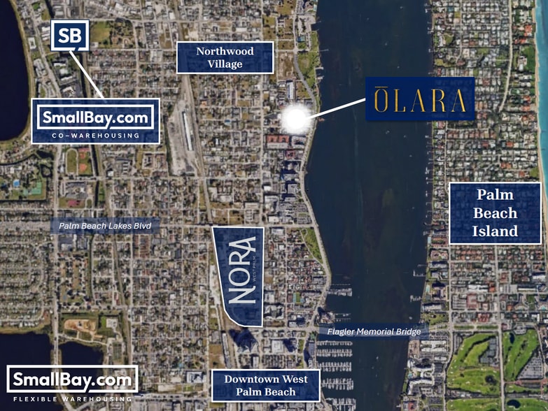 1100 25th St, West Palm Beach, FL for lease - Aerial - Image 2 of 13