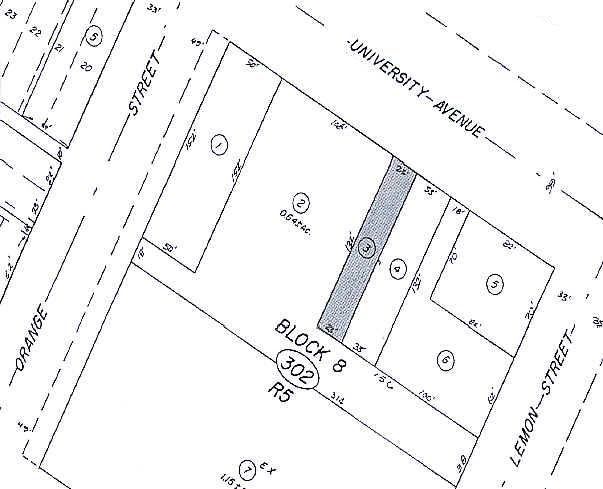 3544 University Ave, Riverside, CA for lease - Plat Map - Image 3 of 3