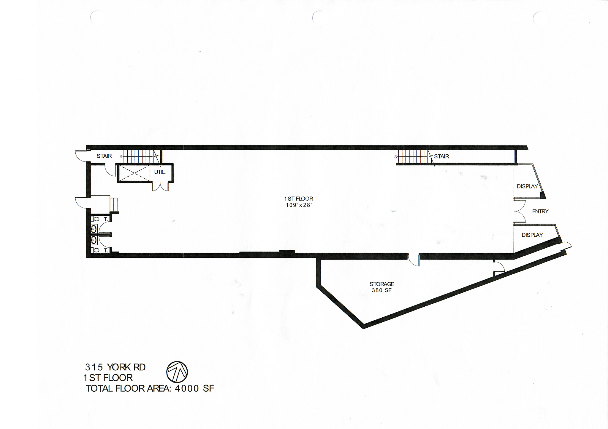 315 York Rd, Jenkintown, PA for lease Floor Plan- Image 1 of 1