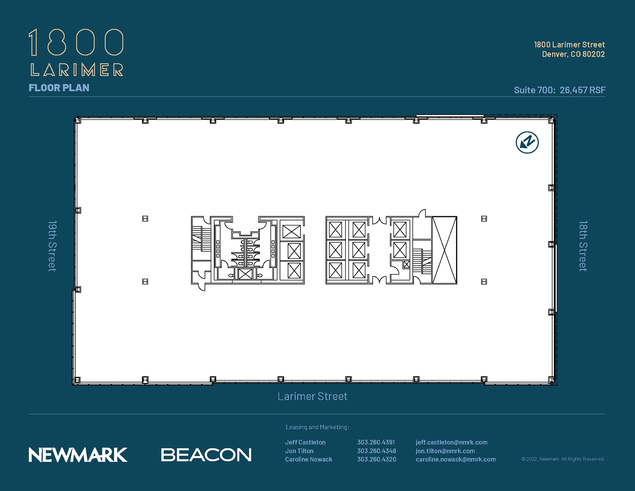 1800 Larimer St, Denver, CO for lease Floor Plan- Image 1 of 1