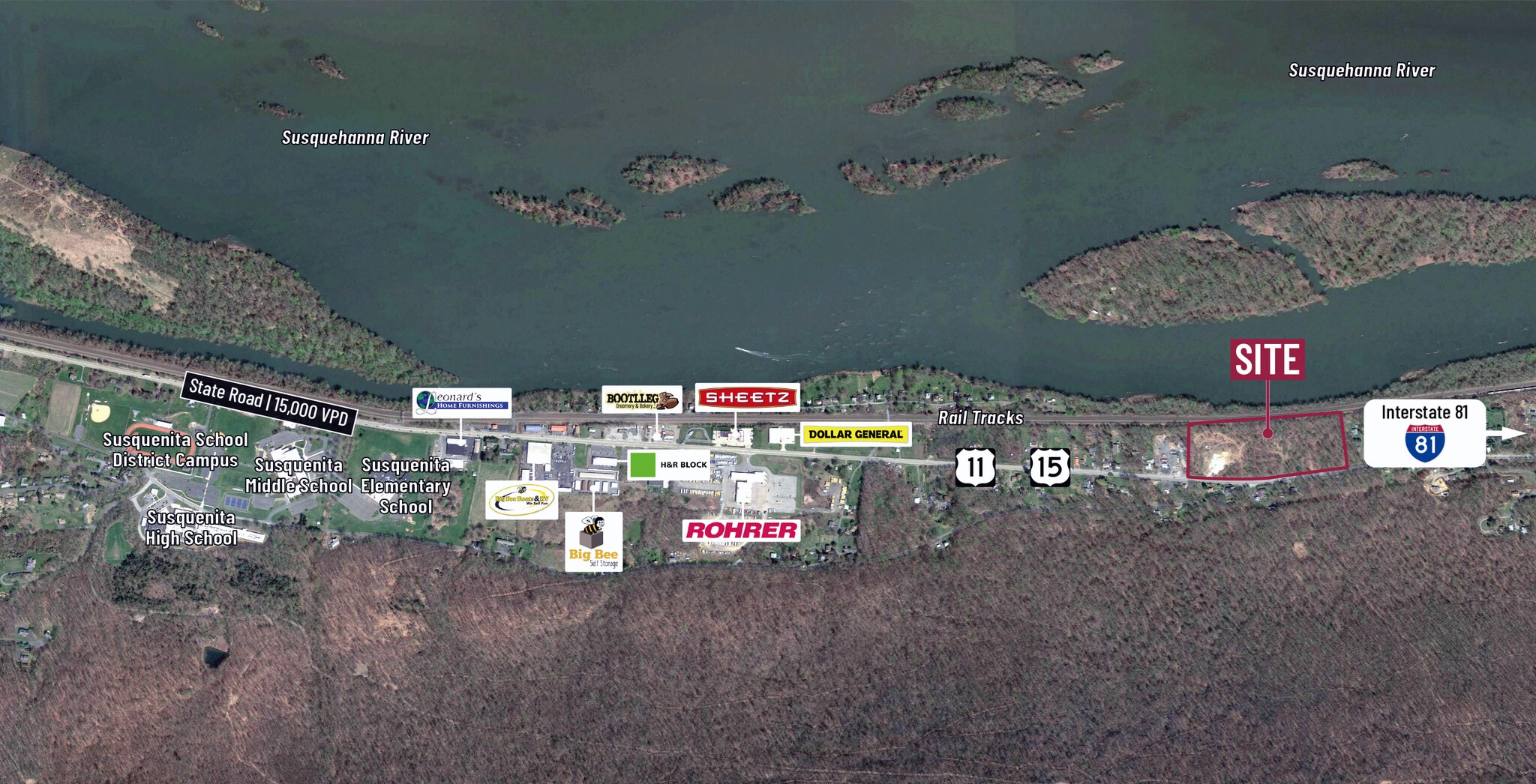 1400 State Rd, Duncannon, PA for sale Aerial- Image 1 of 1