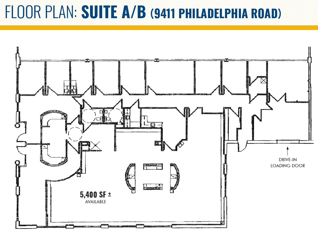 9411 Philadelphia Rd, Rosedale, MD for lease Floor Plan- Image 1 of 1
