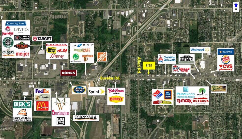 19170-19200 Eureka Rd, Southgate, Mi 48195 - Office Retail For Lease 