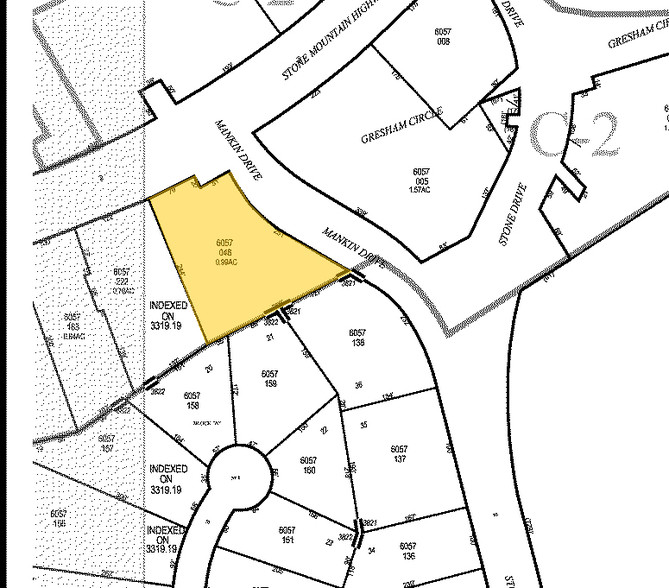 4884 Stone Mountain Hwy, Lilburn, GA for sale - Plat Map - Image 2 of 9