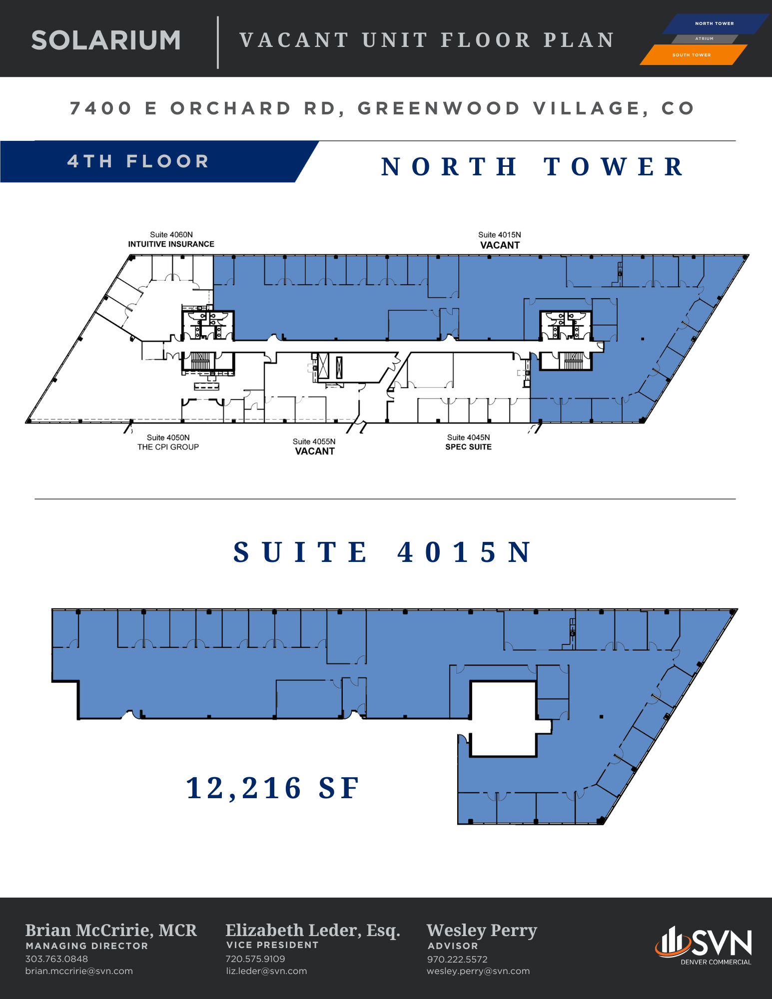 7400 E Orchard Rd, Greenwood Village, CO for lease Floor Plan- Image 1 of 1