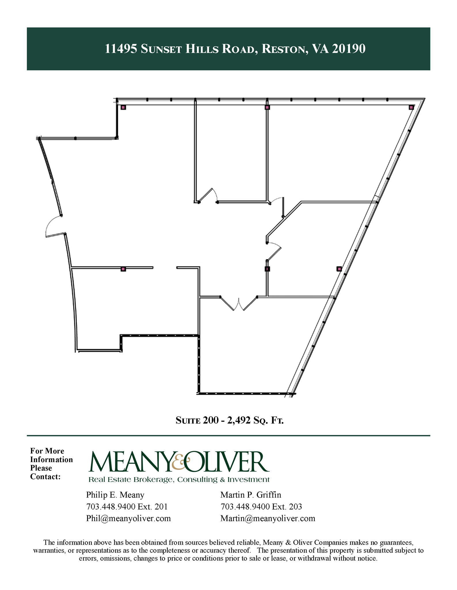 11495 Sunset Hills Rd, Reston, VA for lease Floor Plan- Image 1 of 1