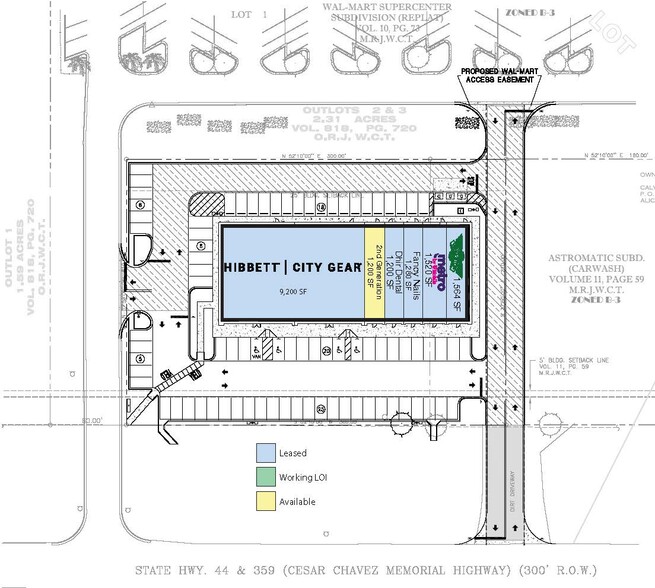 2611 E Main St, Alice, TX for lease - Site Plan - Image 3 of 5