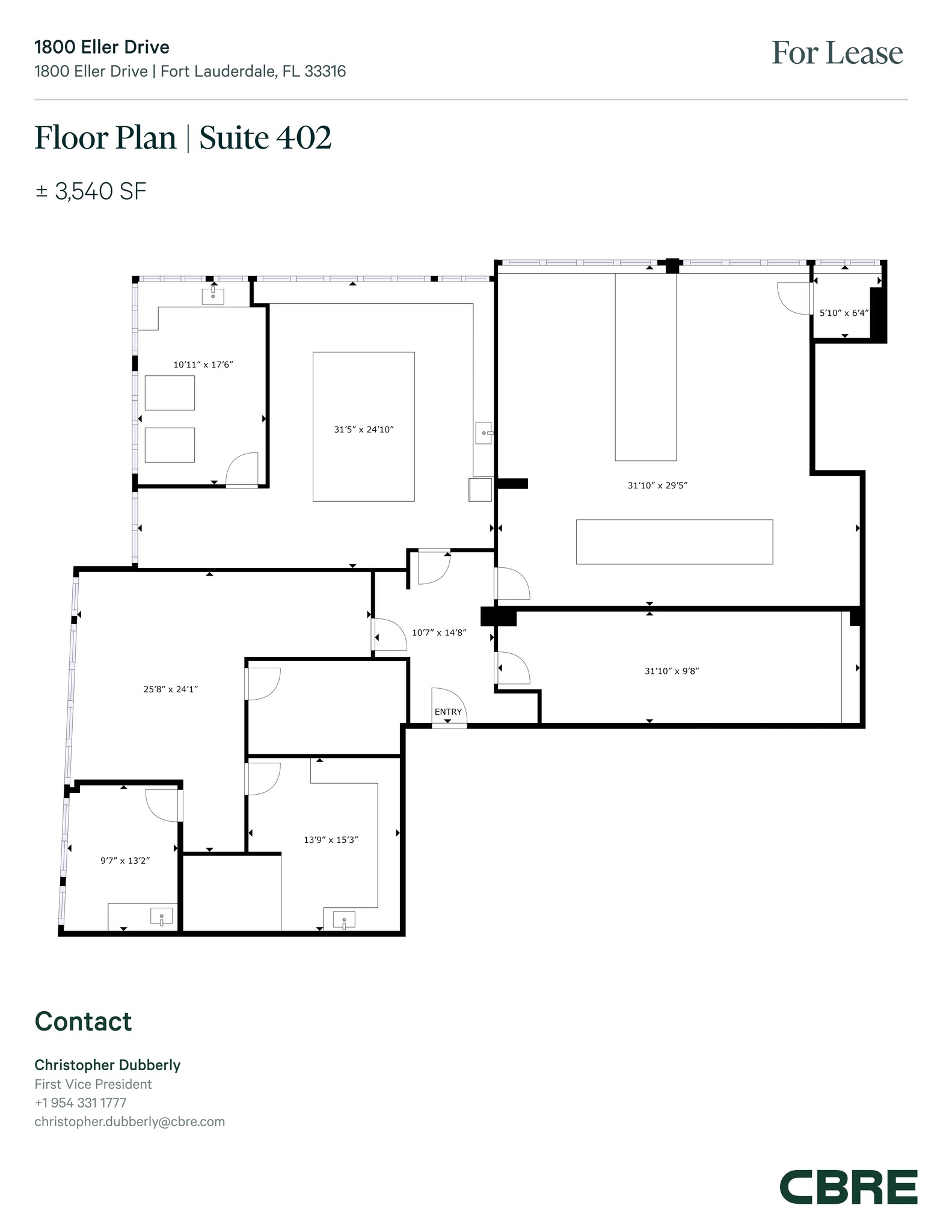 1800 Eller Dr, Fort Lauderdale, FL for lease Site Plan- Image 1 of 1