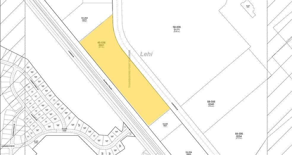 2901 N Ashton Blvd, Lehi, UT for lease - Plat Map - Image 2 of 5