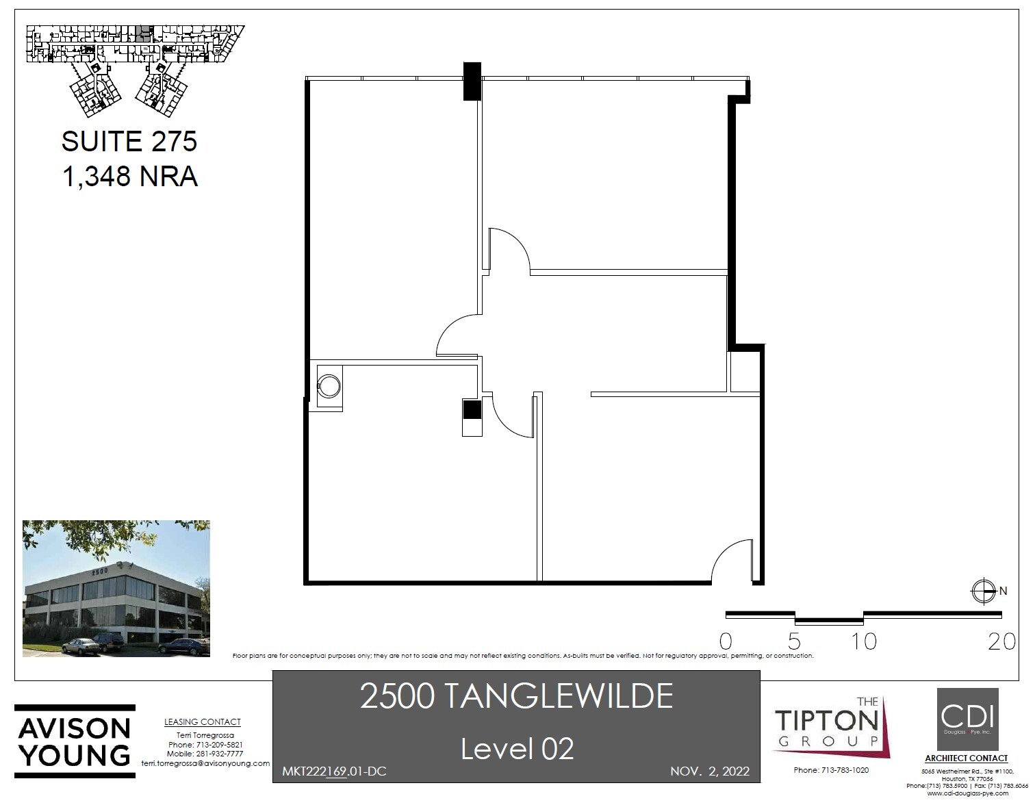 2500 Tanglewilde St, Houston, TX for lease Floor Plan- Image 1 of 1