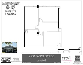 2500 Tanglewilde St, Houston, TX for lease Floor Plan- Image 1 of 1