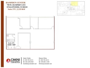 750 W Hampden Ave, Englewood, CO for lease Site Plan- Image 1 of 1
