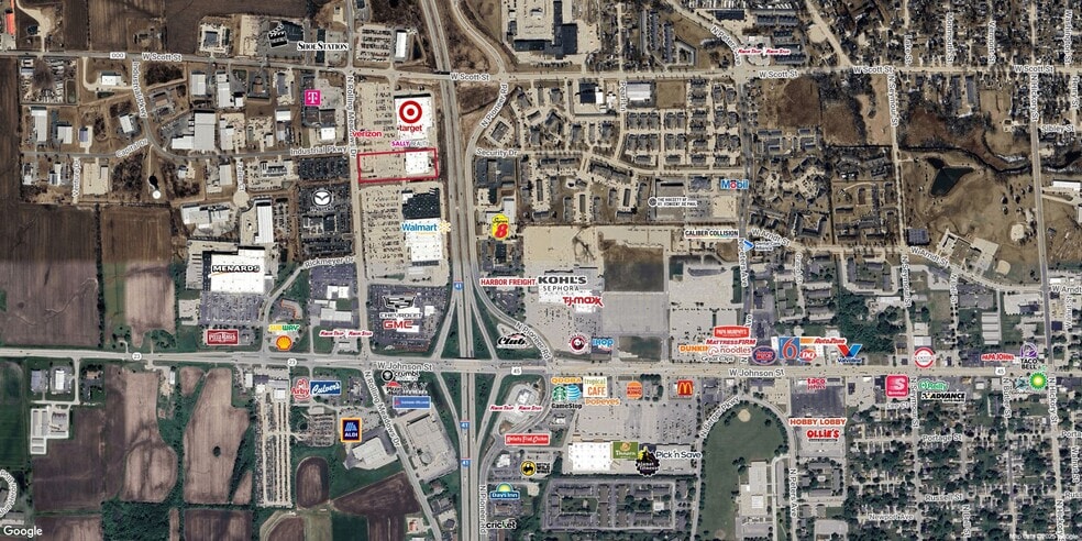 443 N Rolling Meadows Dr, Fond Du Lac, WI for lease - Aerial - Image 2 of 7