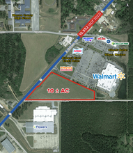 S Alabama Ave, Monroeville, AL - aerial  map view